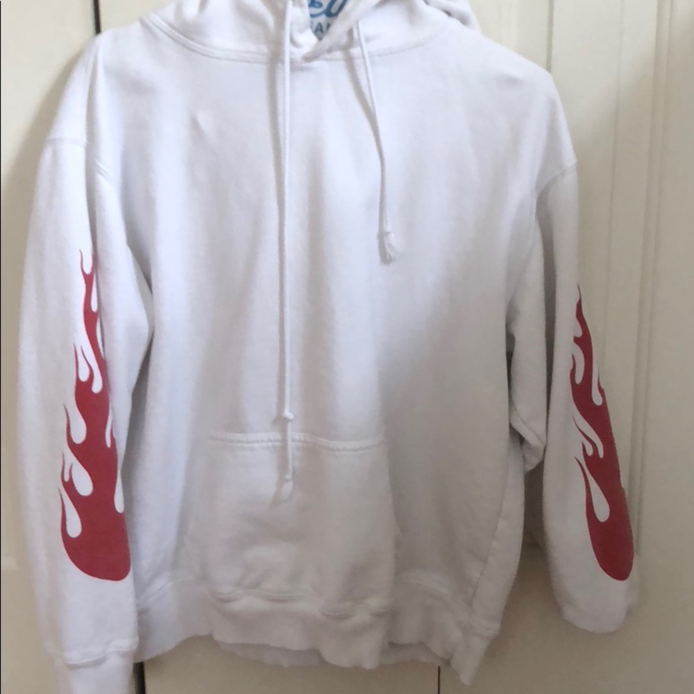 White brandy Melville hoodie